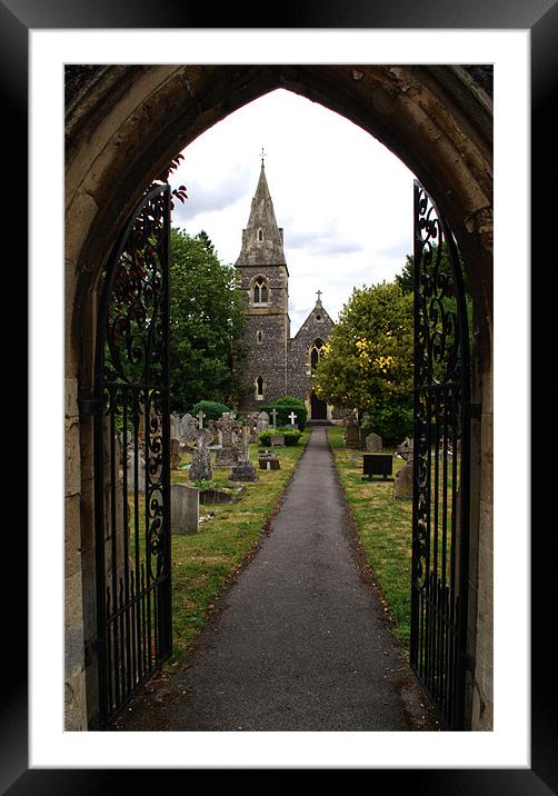 Roman Catholic Church of St. Peter Marlow Framed Mounted Print by Chris Day