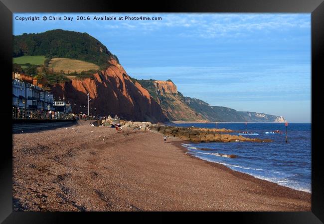 Sidmouth  Framed Print by Chris Day