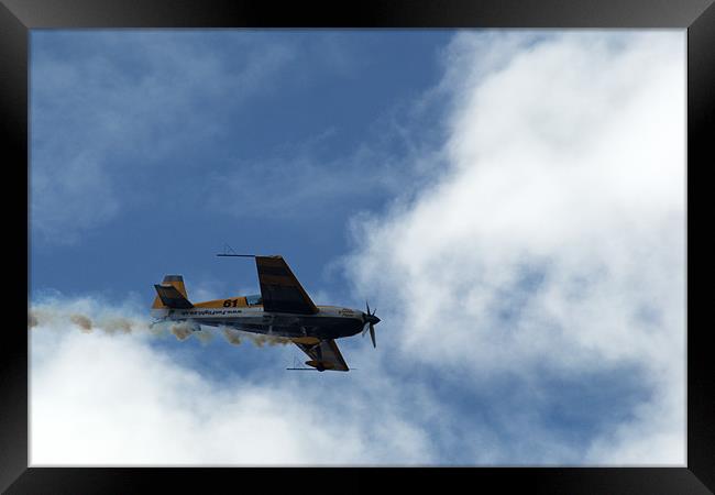 Extra 300 aerobatic plane Framed Print by Chris Day