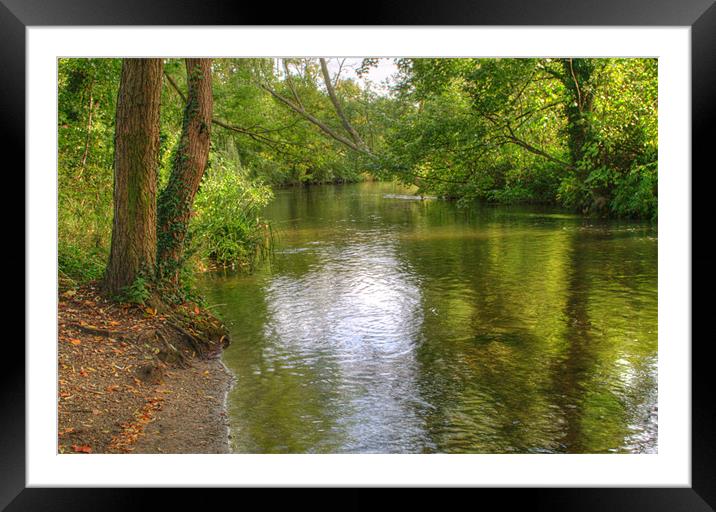 River Frays Framed Mounted Print by Chris Day