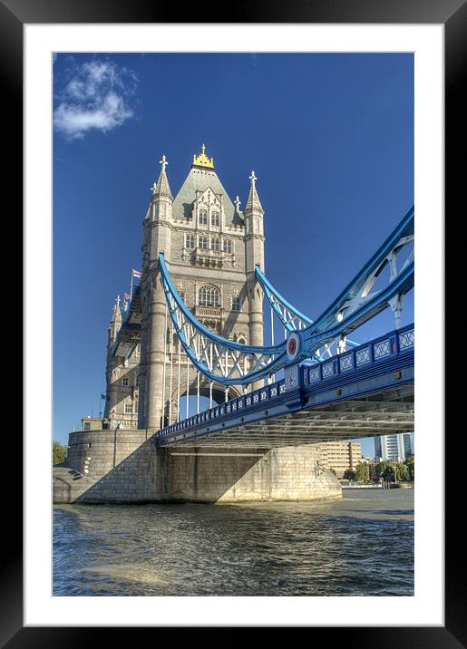 Tower Bridge 2 Framed Mounted Print by Chris Day