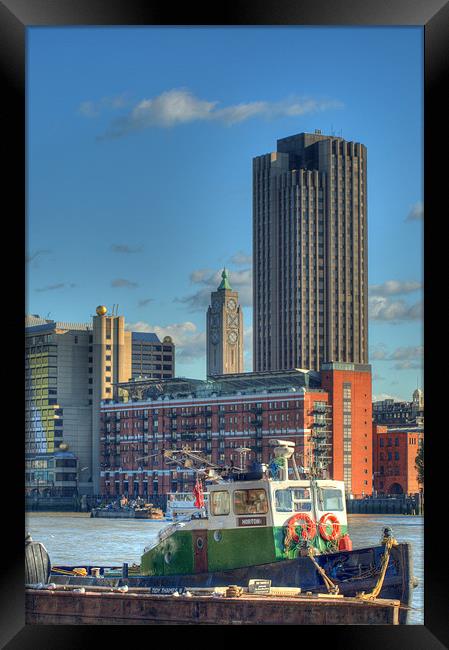 The Oxo Tower 9 Framed Print by Chris Day