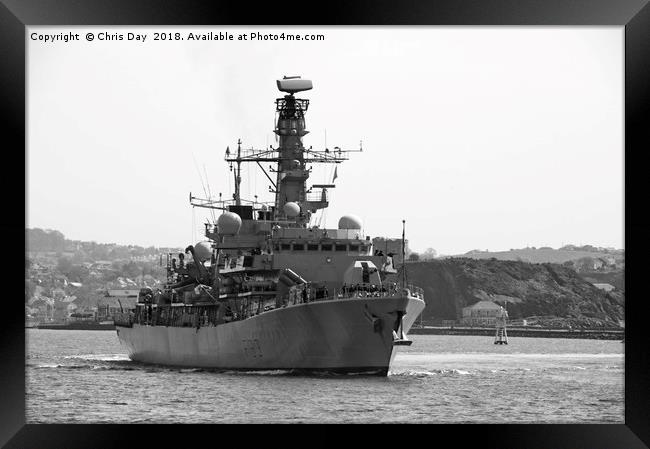 HMS St Albans Framed Print by Chris Day