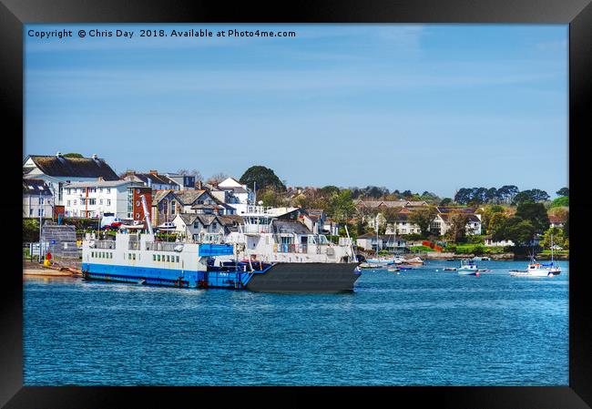 Torpoint ferry Plym II Framed Print by Chris Day
