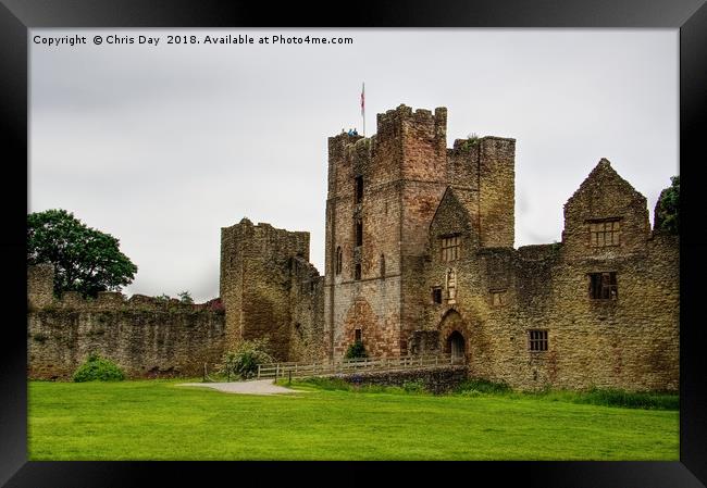 Ludlow Castle Framed Print by Chris Day