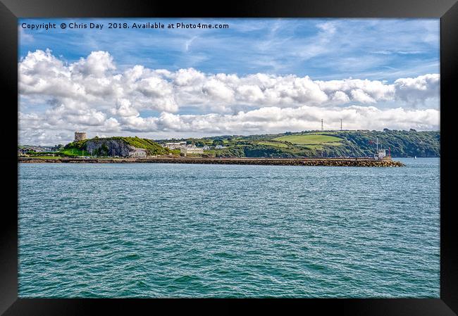 Mount  Batten Plymouth Framed Print by Chris Day