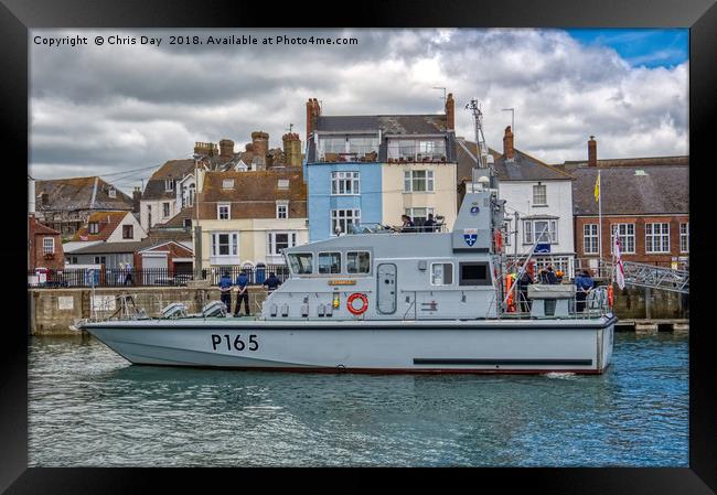 HMS Example Framed Print by Chris Day