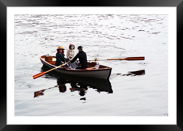 Rowing Boat Framed Mounted Print by Chris Day