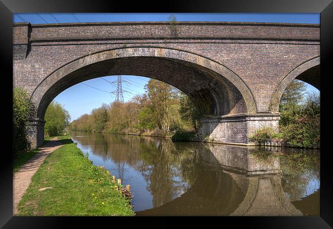 Grand Union Canal Bridge 181 Framed Print by Chris Day