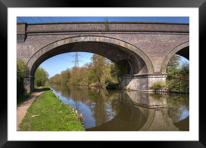 Grand Union Canal Bridge 181 Framed Mounted Print by Chris Day