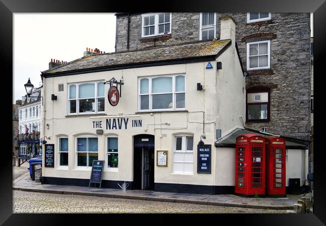 The Navy Inn Framed Print by Chris Day