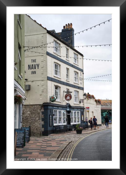 The Navy Inn Framed Mounted Print by Chris Day