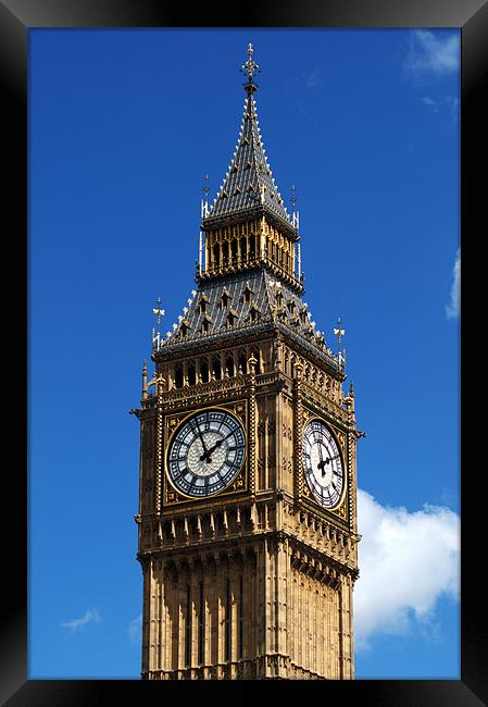 Big Bens Clock Framed Print by Chris Day
