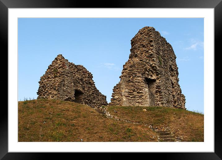 Christchurch Castle Framed Mounted Print by Chris Day