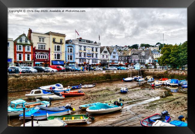 Dartmouth Harbour Framed Print by Chris Day