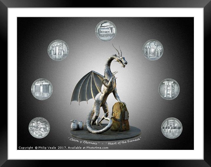 Steel Dragon: A Tribute to Ebbw Vale's Heritage Framed Mounted Print by Philip Veale