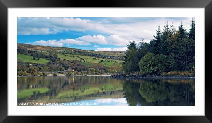 Pontsticill and Brecon Mountain Railway. Framed Mounted Print by Philip Veale