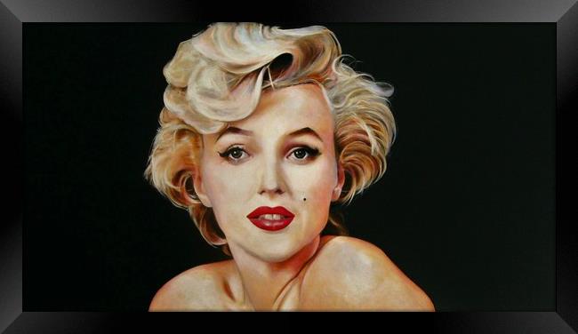 Young Marilyn Framed Print by David Reeves - Payne