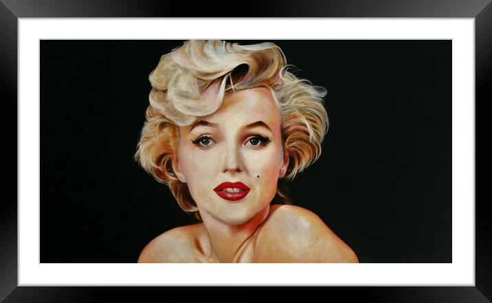 Young Marilyn Framed Mounted Print by David Reeves - Payne