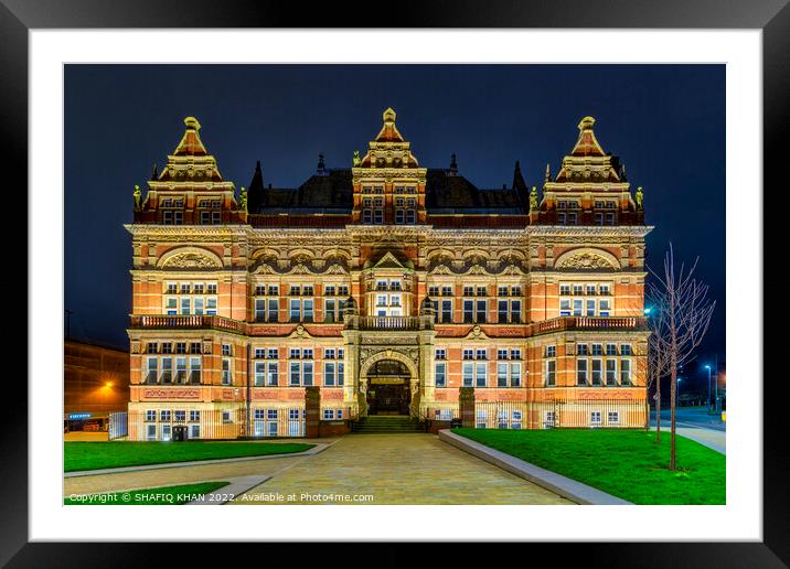 Blackburn College - Victoria Building Framed Mounted Print by Shafiq Khan