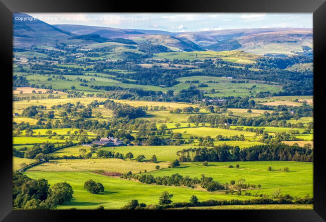 Jeffery Hill, Lancashire Framed Print by Shafiq Khan