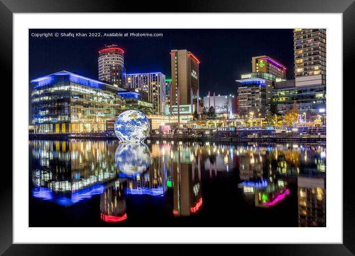 Media City UK - Manchester Framed Mounted Print by Shafiq Khan