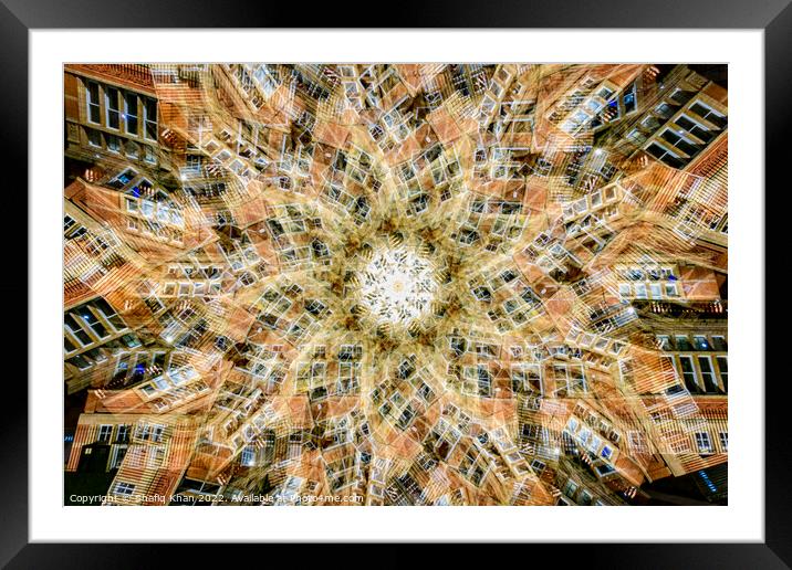 Abstract Shot of Blackburn College Victoria Building Framed Mounted Print by Shafiq Khan