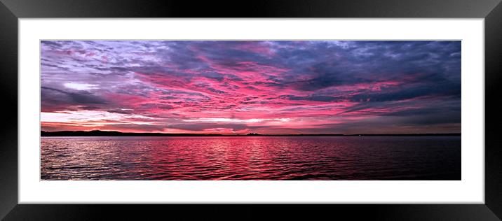Pink beauty a coastal sunrise seascape. Australia. Framed Mounted Print by Geoff Childs