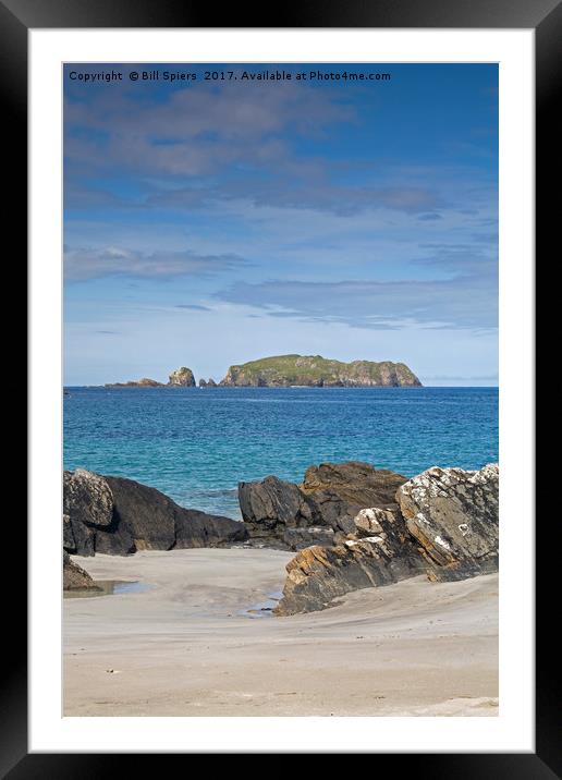 Bosta Beach, Isle of Lewis Framed Mounted Print by Bill Spiers