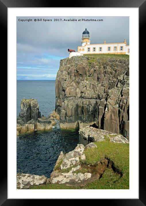 Neist Point Lighthouse, Isle of Skye Framed Mounted Print by Bill Spiers