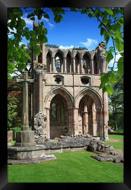 Dryburgh Abbey, North Transept, Scotland Framed Print by Bill Spiers