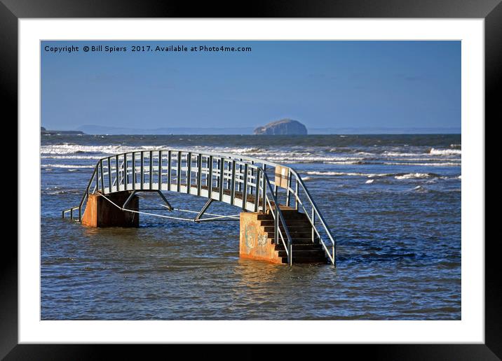 The Bridge to Nowhere, Scotland Framed Mounted Print by Bill Spiers