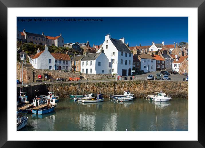 Crail Harbour, Fife, Scotland Framed Mounted Print by Bill Spiers