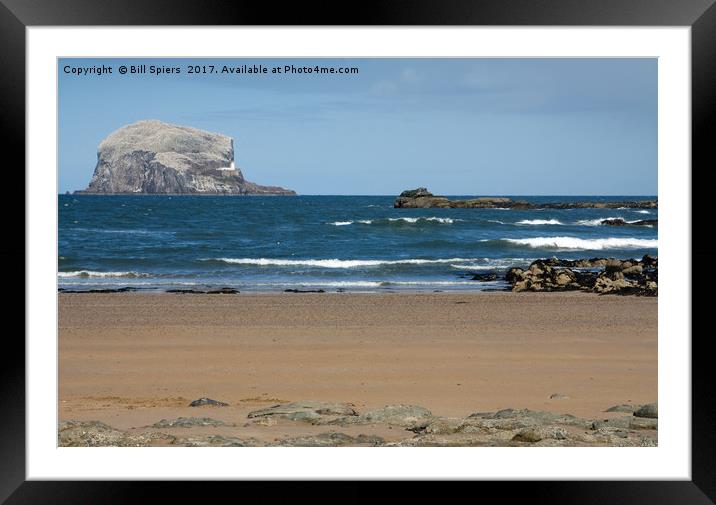 The Bass Rock, Scotland Framed Mounted Print by Bill Spiers