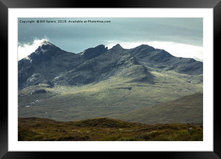 Sgurr Nan Gillean Framed Mounted Print by Bill Spiers