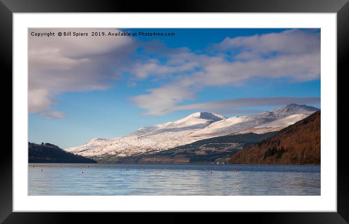 Loch Tay towards Ben Lawers, Perthshire, Scotland Framed Mounted Print by Bill Spiers