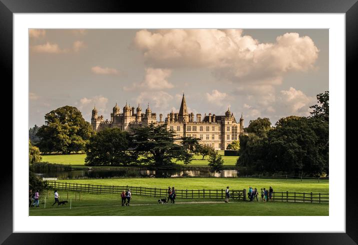 Burghley House Framed Mounted Print by Joanna Pinder