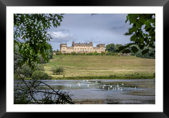 Harewood House, one of the Treasure Houses of Engl Framed Mounted Print by Chris North
