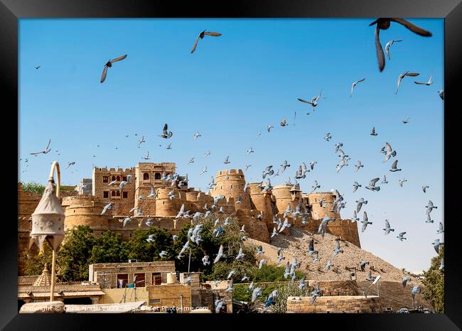 The Ramparts of Jaisalmer Fort, India. Framed Print by Chris North