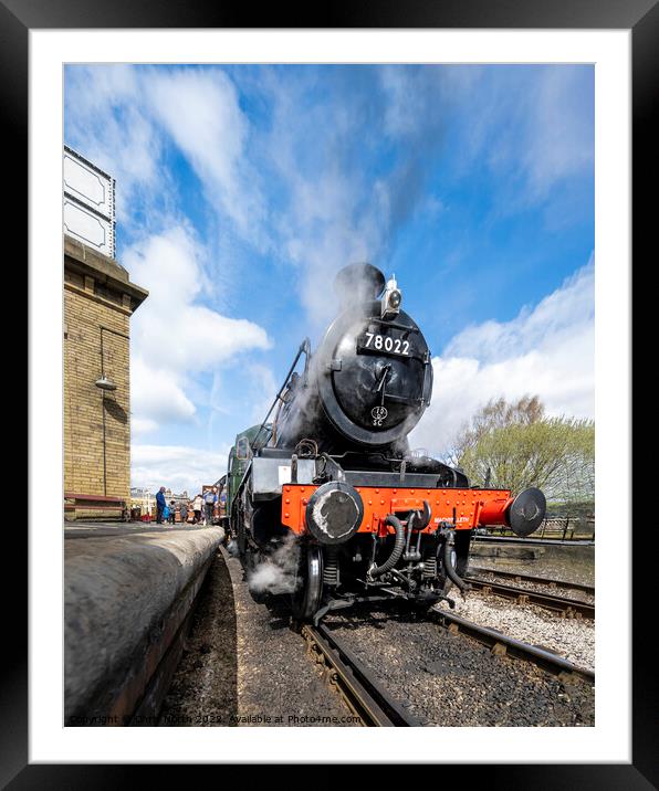 Return to the age of steam. Framed Mounted Print by Chris North