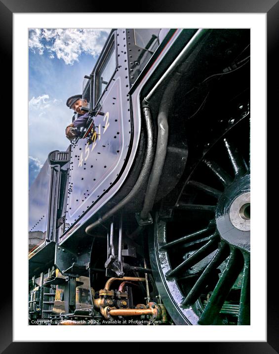 Waiting to shunt. Framed Mounted Print by Chris North