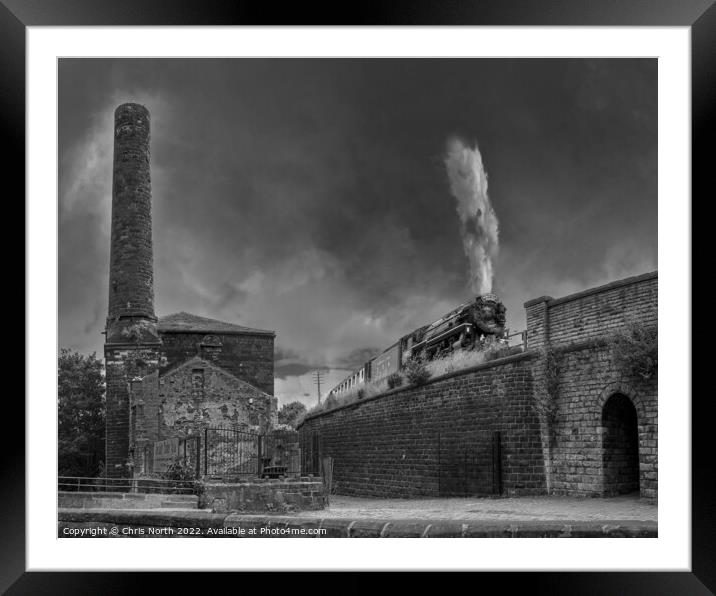 Steam power. Framed Mounted Print by Chris North