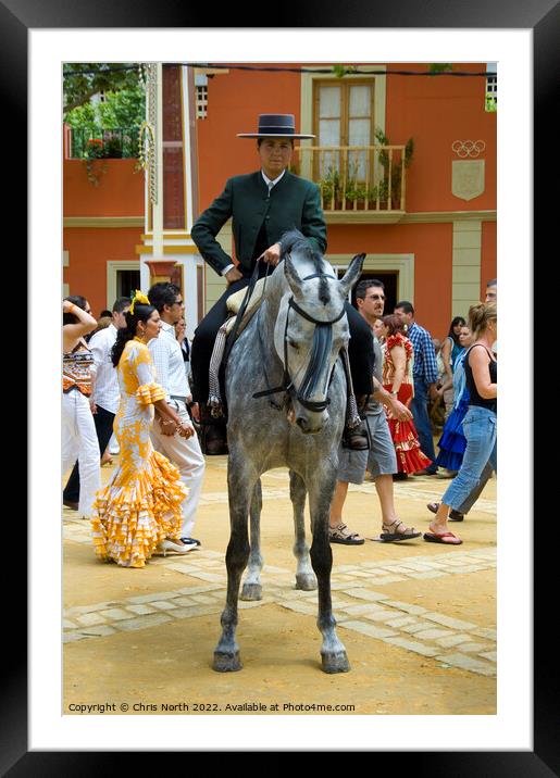 Jerez promenade. Framed Mounted Print by Chris North