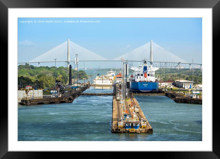 Entrance of the Panama Canal Framed Mounted Print by Chris North