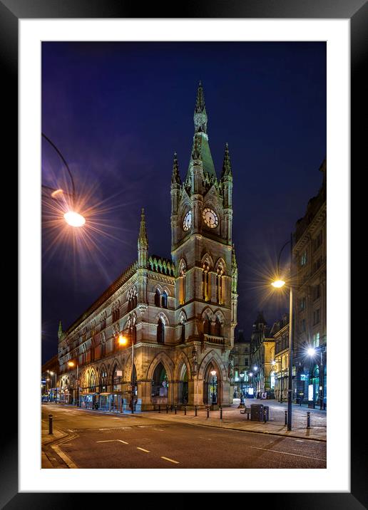 The Wool Exchange Building in Bradford. Framed Mounted Print by Chris North