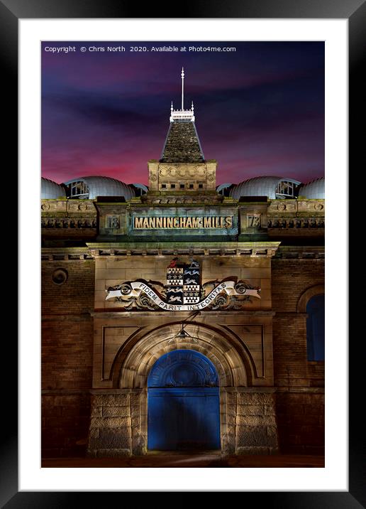 Lister's Mill, Bradford. Framed Mounted Print by Chris North