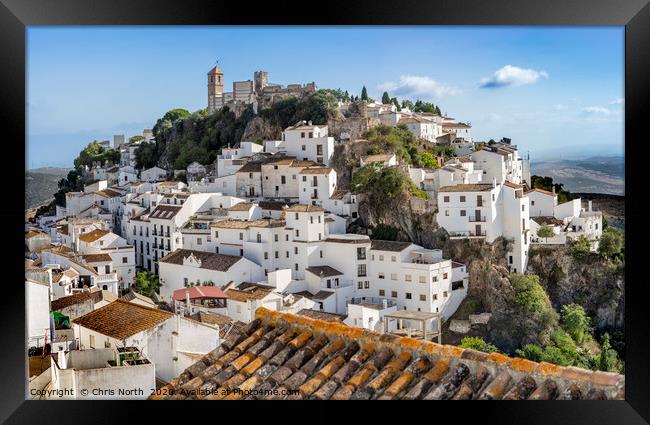 Casares  by day. Framed Print by Chris North