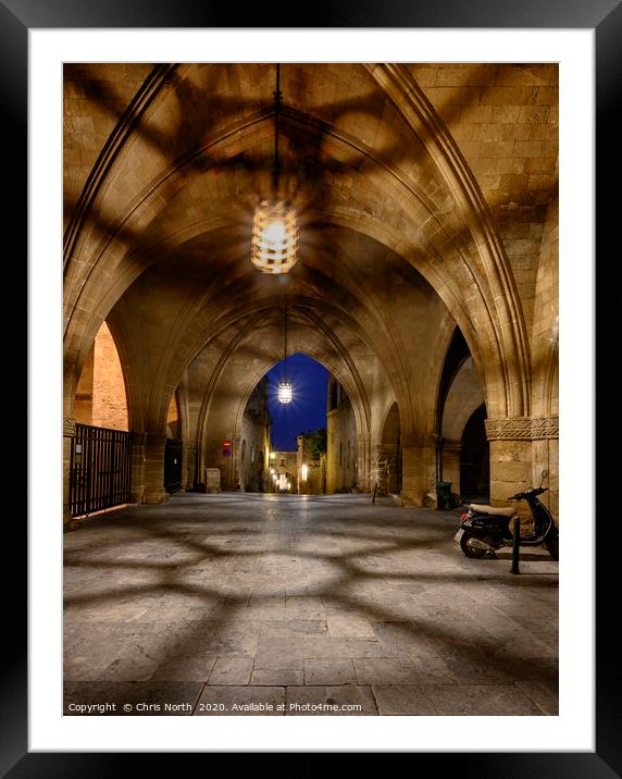 Avenue of the Knights  Framed Mounted Print by Chris North