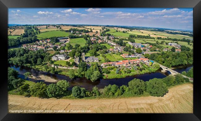 West Tanfield  Framed Print by Chris North