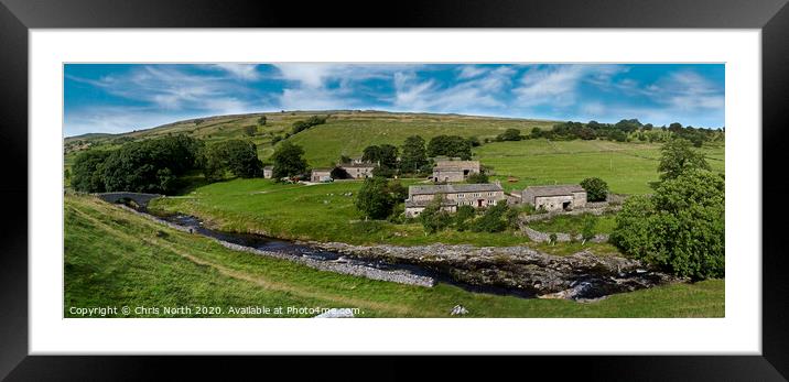 Yockenthwaite in the Yorkshire Dales Framed Mounted Print by Chris North